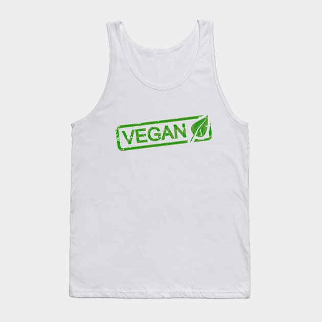 vegan tshirt Tank Top by King Tshirts